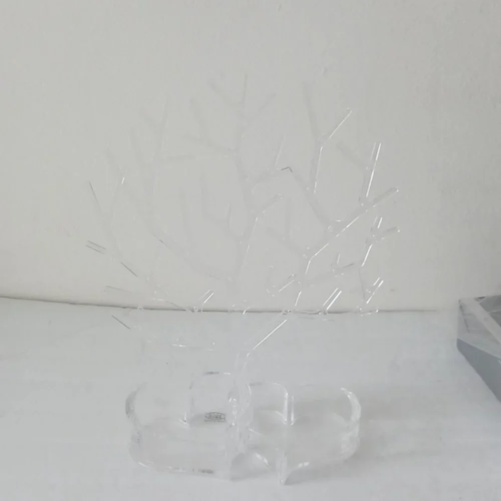 Jewelry Tree Tray Clear for rings, earrings, bracelets, necklaces & small items